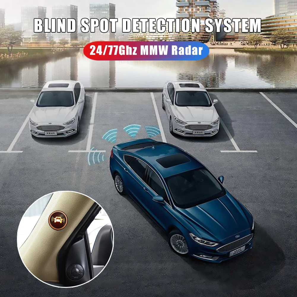 

Car BSD Blind Spot Radar Detection System Microwave Sensor Change Lane Driving Assistance Reversing Radar Sensor Blind Spot