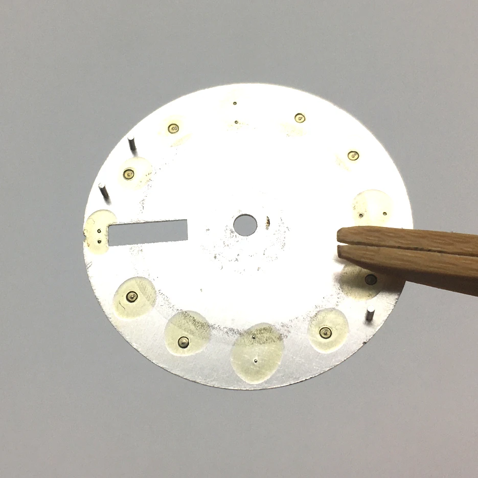 28.5mm Black Dial Replacement Precision Modified Dial With Luminous Lettering Fit  For NH35A Movement CA2-1