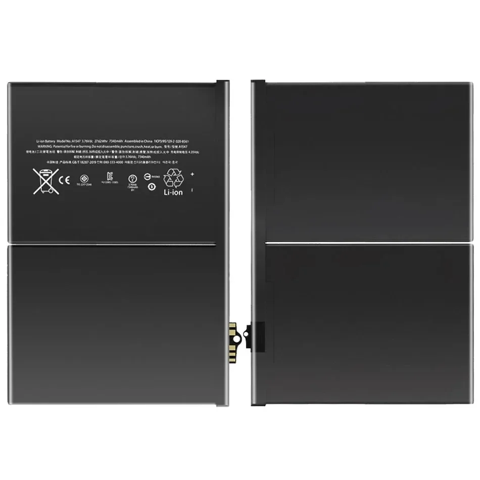 Аккумулятор для iPad Mini 4 3 2 1 5 6 Pro 9 7 10 12 2-го 3-го поколения Air Air2 Литий-ионный