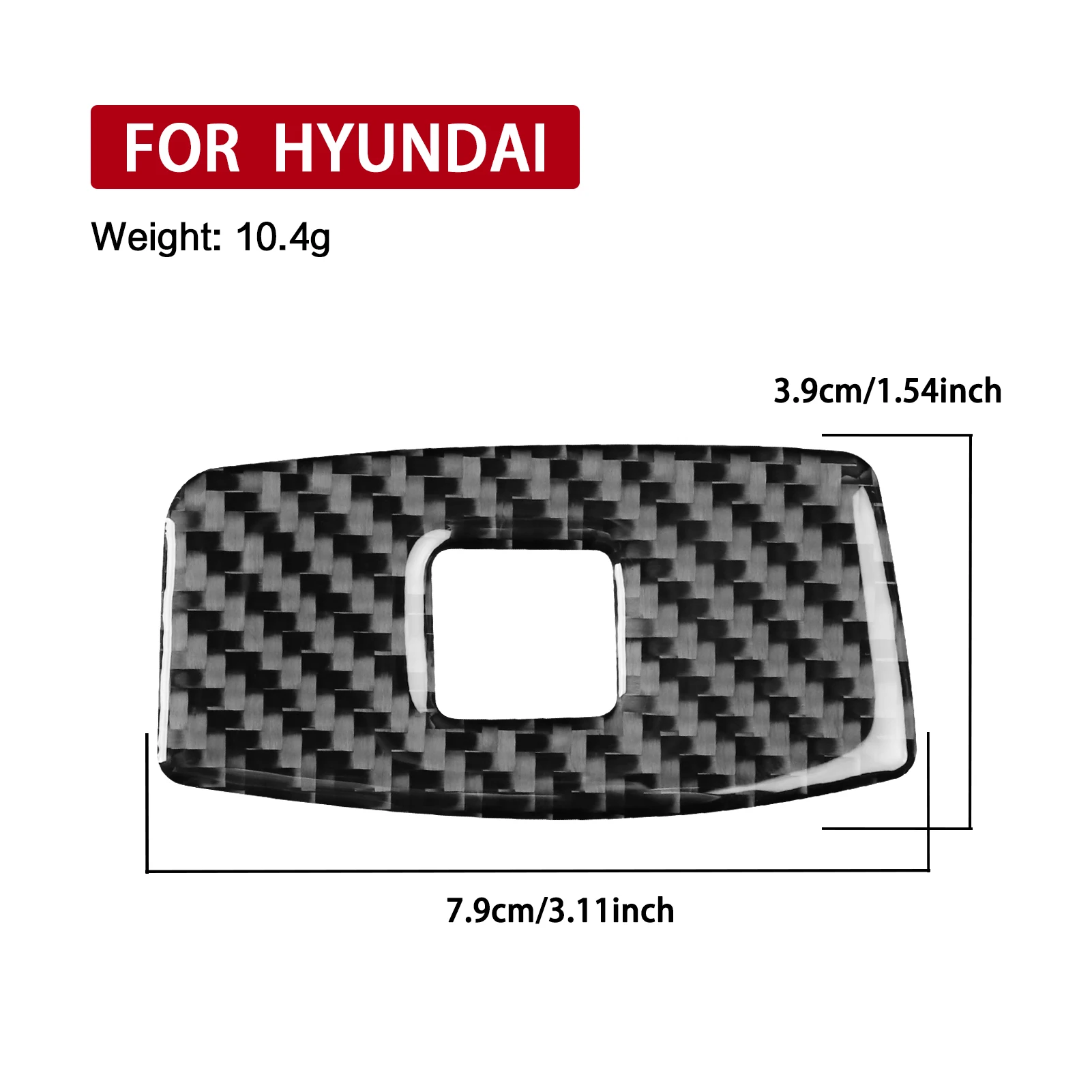 Фото Для Hyundai Elantra CN7 2021-2026: Декоративная накладка на панель заднего USB-порта для зарядки из углеродного волокна, аксессуар для автомобиля, наклейка №5