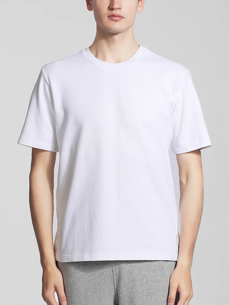 

Футболка мужская летняя облегающая, х/б, с коротким рукавом