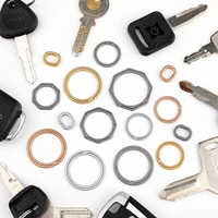 Титановые кольца для ключей#6