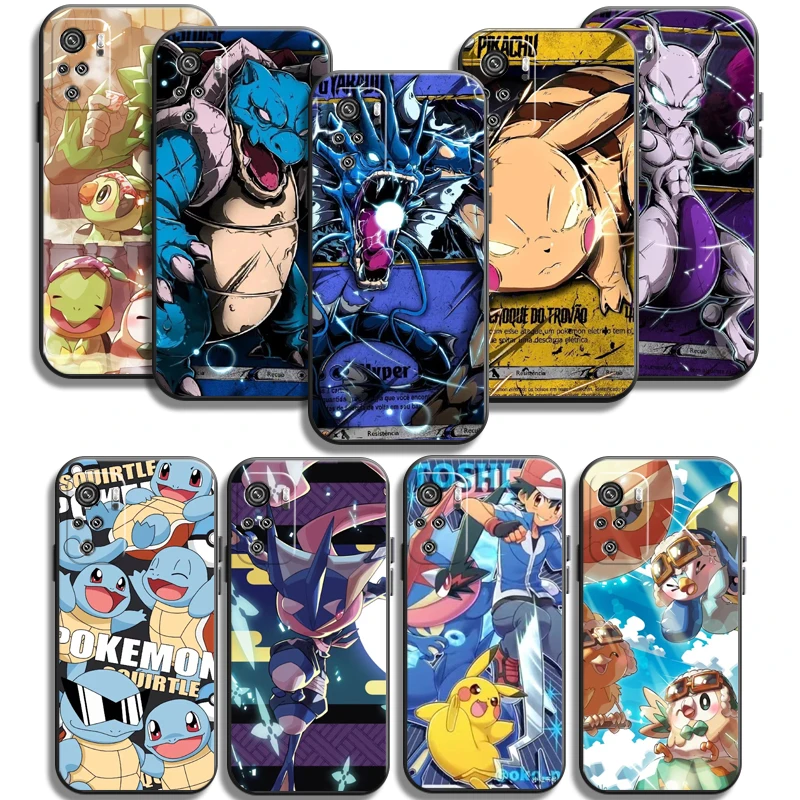 

Pokemon Greninja Phone Cases For Xiaomi Redmi Note 10 10 Pro 10S 10 5G Coque Carcasa Back Cover Soft TPU