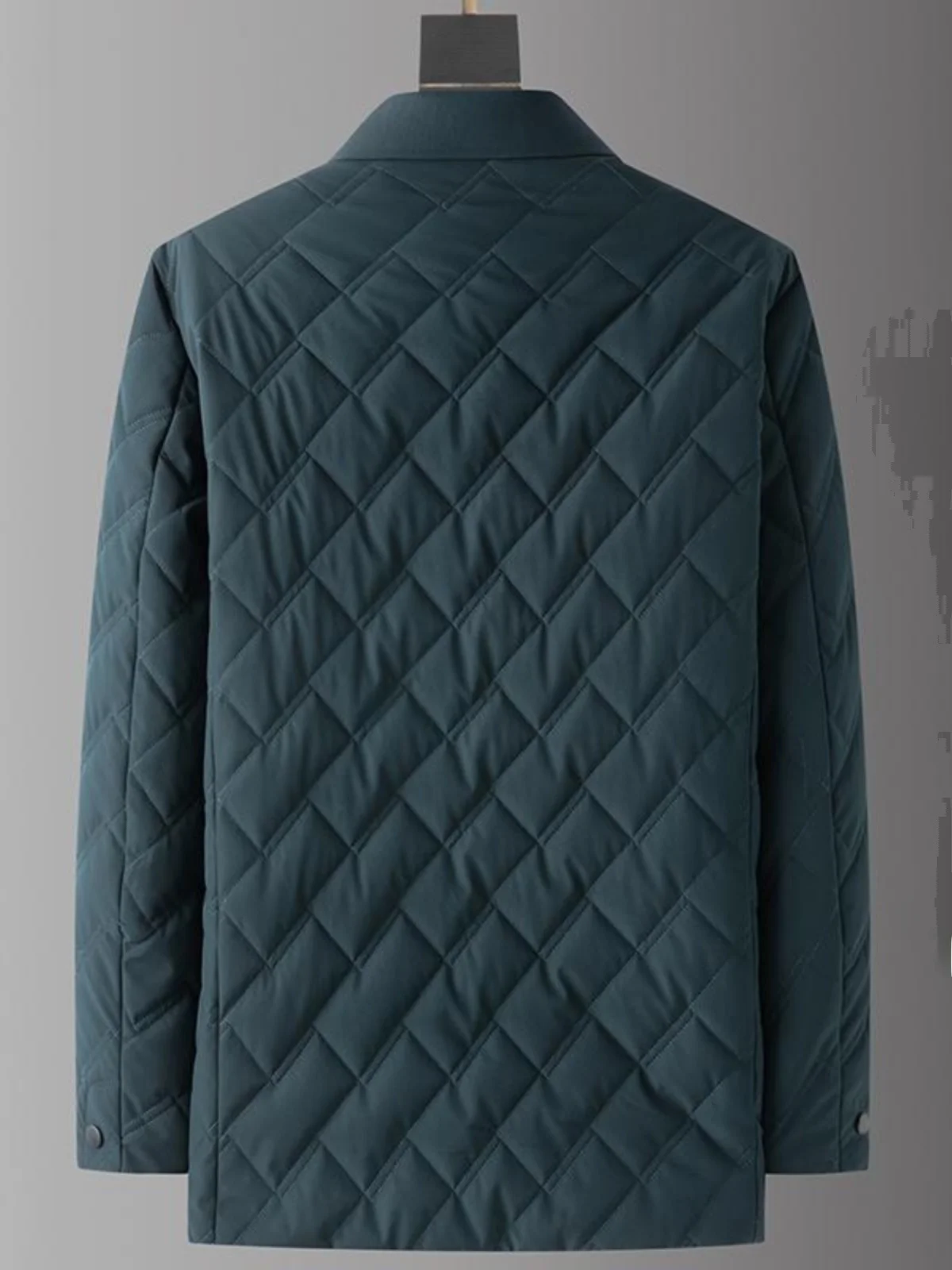 Одежда для папы осеннее и зимнее пальто средней длины тонкое хлопковое больших