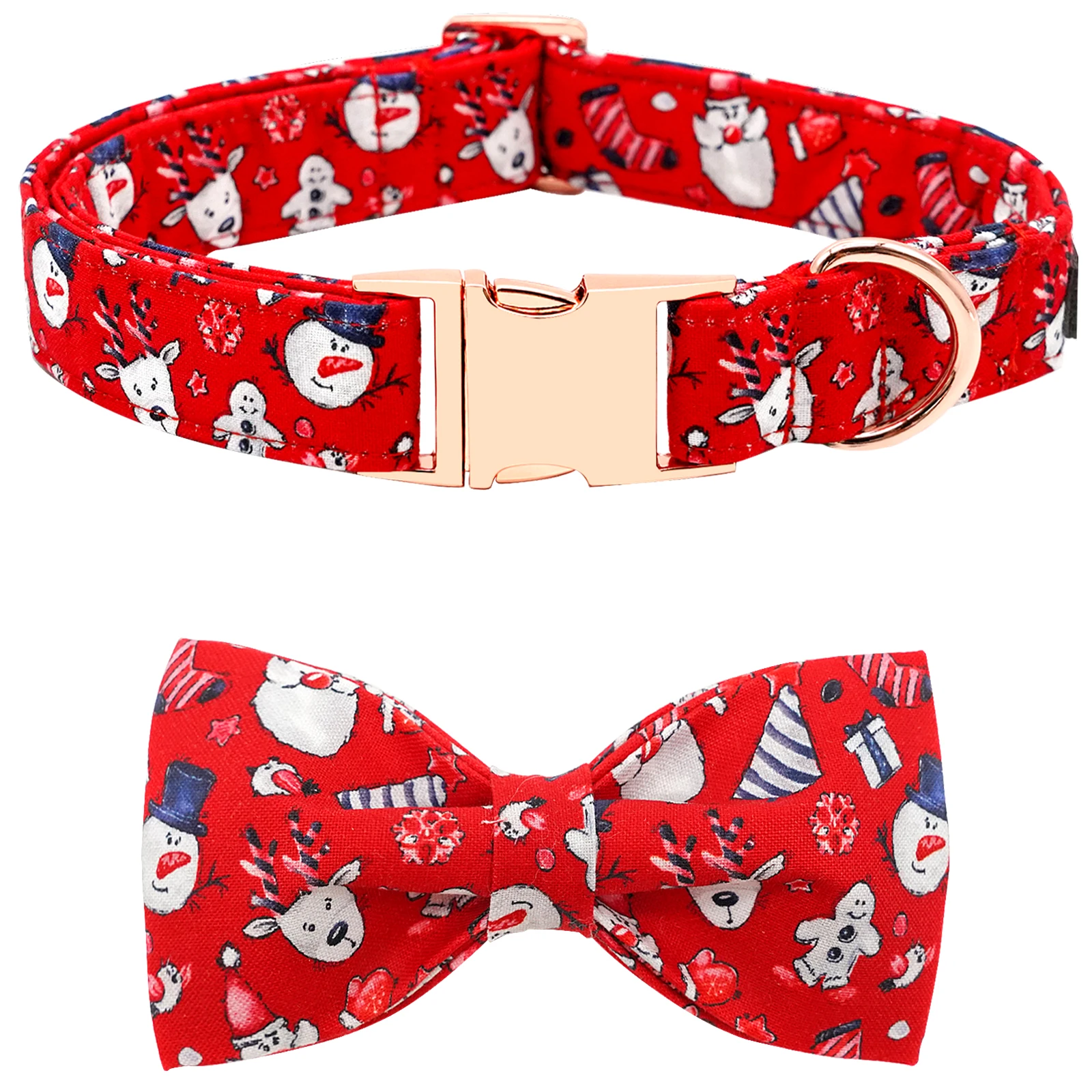 

Рождественский ошейник для собак, клетчатый ошейник для собак, ошейник для девушек и мальчиков, регулируемый ошейник для больших собак