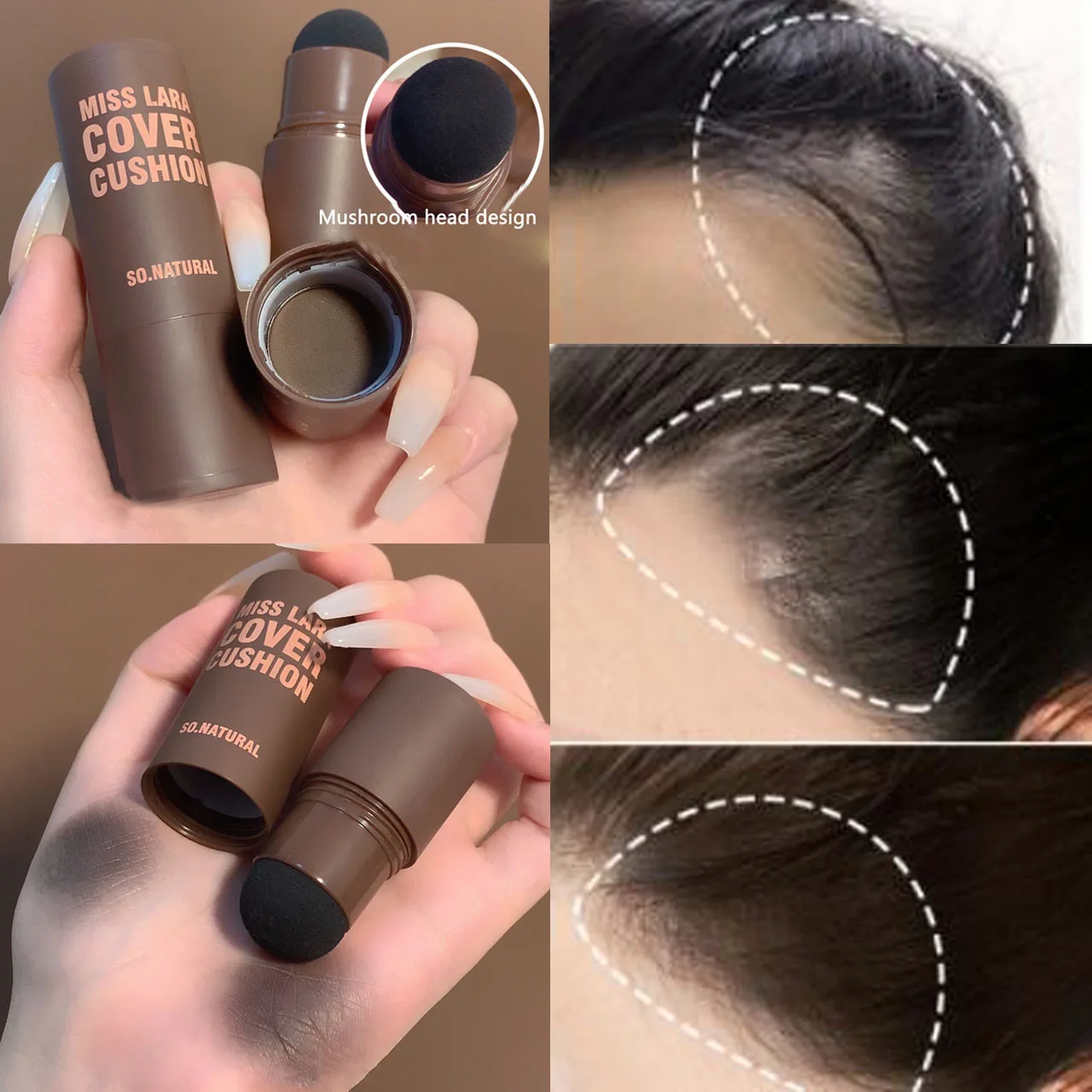 

Hair Fluffy Powder Instantly Black Blonde Root Cover Hair Concealer Coverag Paint Repair Fill In Shadow Thinning Eyebrow Powder