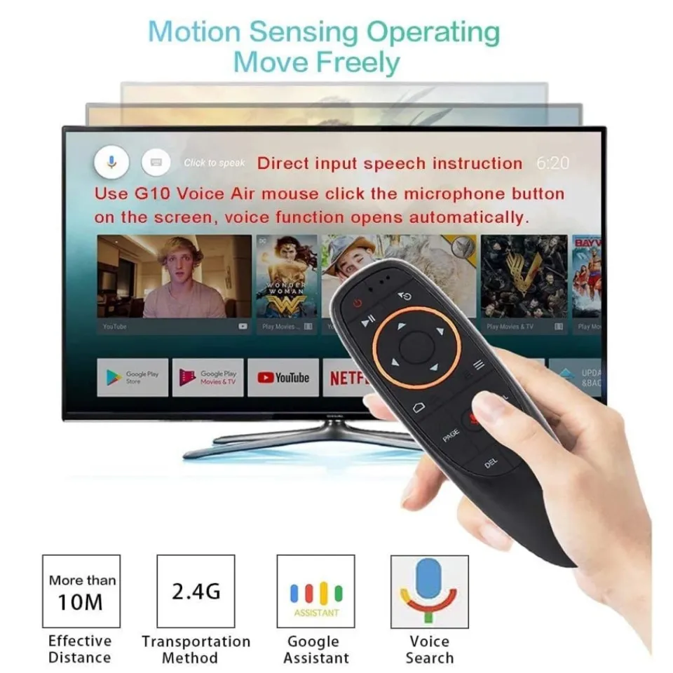 Пульт дистанционного управления USB Air Mouse 2 4 ГГц с подсветкой