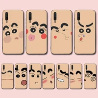 bandai crayon shin chan funny facial expression phone case for xiaomi mi 5 6 8 9 10 lite pro se mix 2s 3 f1 max2 3
