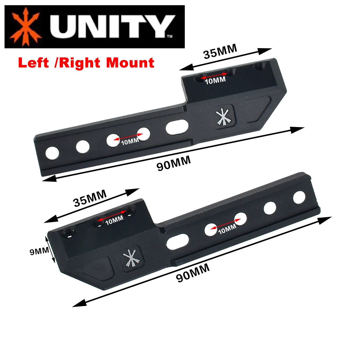 Фото Кнопка-переключатель UNITY Offset Mount для фонарей Surefire M600 M300, модифицированный кнопочный переключатель SF Plug Light Modb*tton, кнопочный переключатель Surefire №1