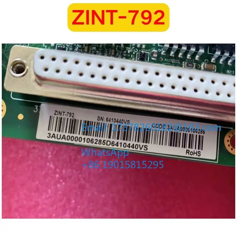 Совершенно новая оригинальная плата драйвера ZINT-792