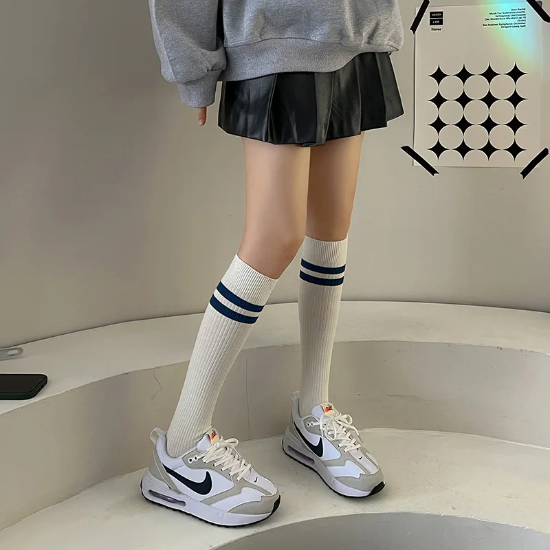 Harajuku Knee High Socks INS Lolita JK Long Socks for JK Girls OverKnee Socks Thigh High Socks For European American Socks Women