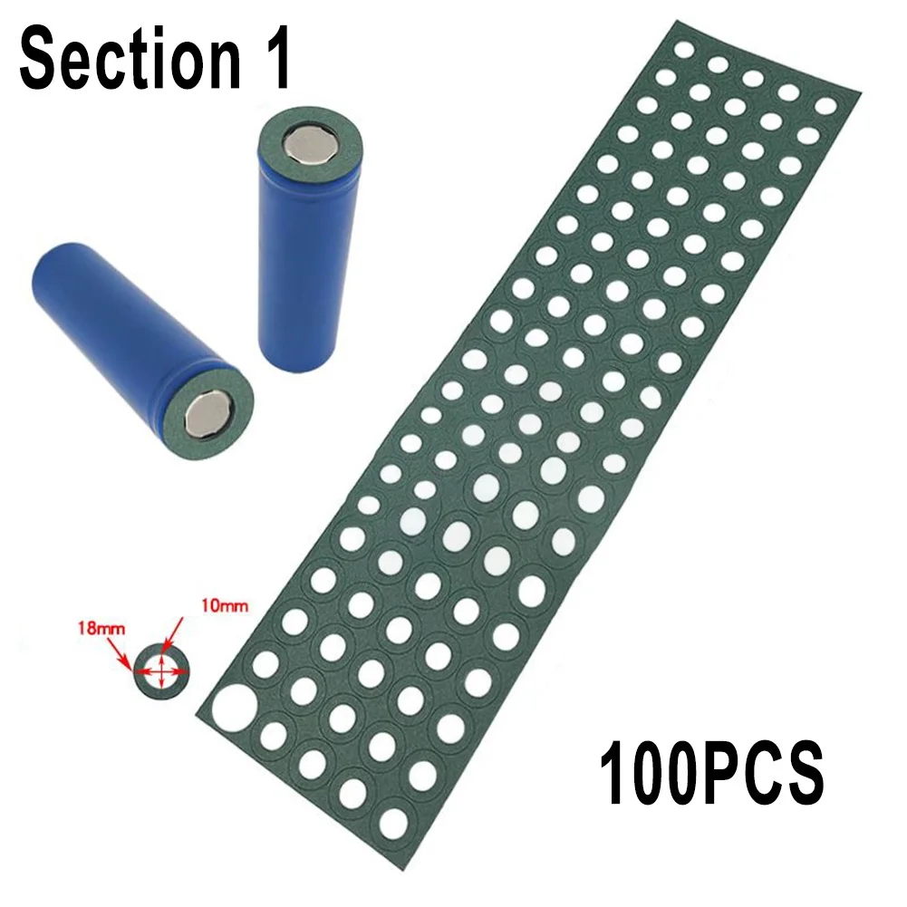 

Изоляторы для батарей, клейкая бумага, полая изоляционная прокладка для-18650, легкое снятие изоляции и Приклеивание, избегание короткого зам...