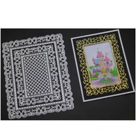 yinise metal cutting dies for scrapbooking stencils rectangle frame diy paper album cards making embossing folder die cuts mold