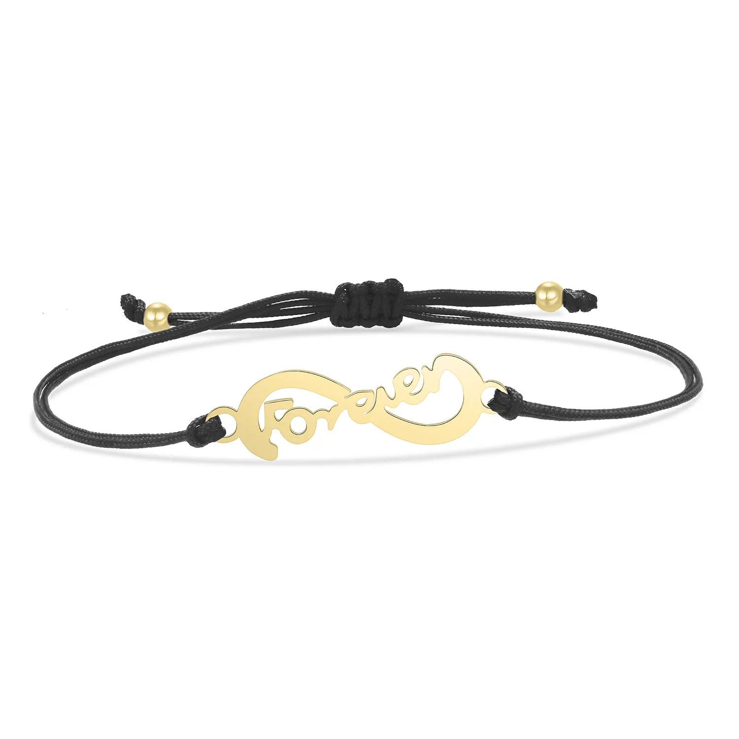 Женский браслет из нержавеющей стали с позолоченными элементами |