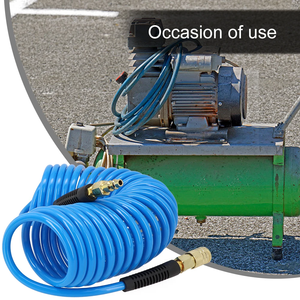 

PVC Pneumatic Hose Pipe Air Compressor Hose With US Quick Connect Air Hose 25FT Hose Tube For Compressor Air Pneumatic Tool