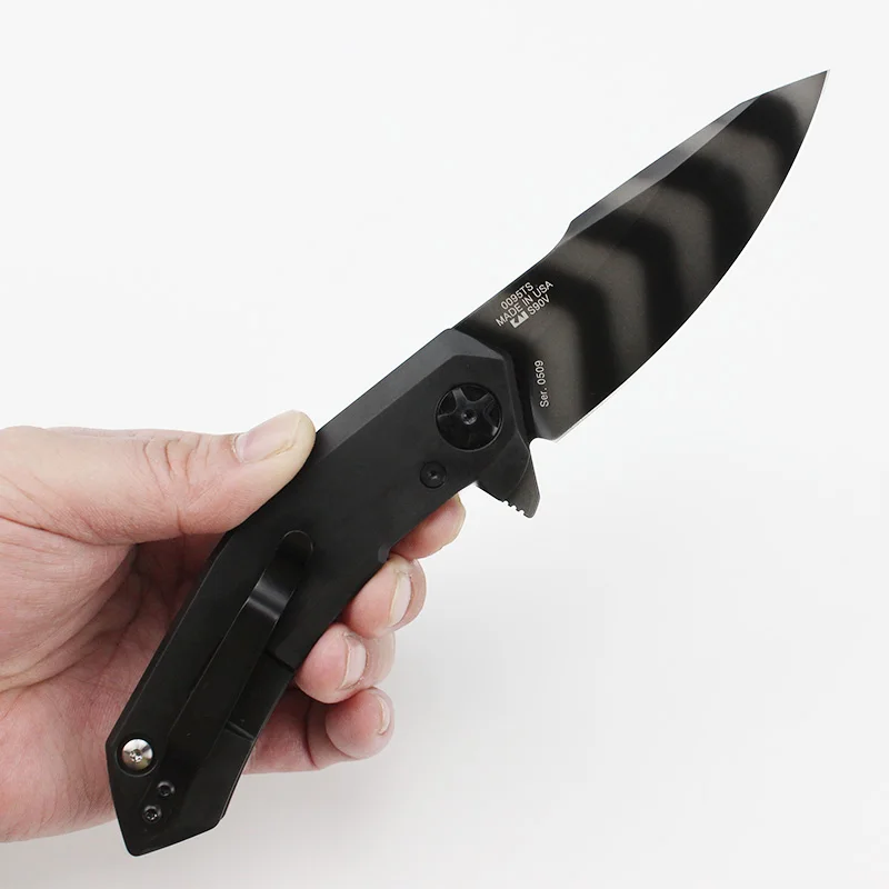 Карманный складной нож ZT 0095 с титановой ручкой