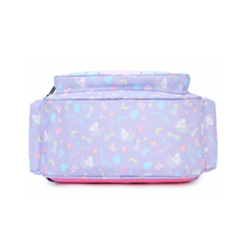 New Korean fashion rainbow shoulder strap school bag for teenagers girls Children's waterproof backpacks kids schoolbags mochi