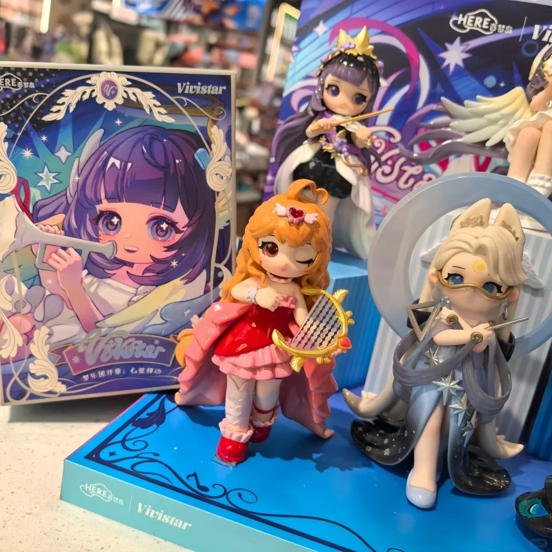 Фото Фигурки-сюрпризы Vivistar Blind Box Dream Orchestra Prologue Heartstring Tempo Series: милые коллекционные фигурки для декора рабочего стола №1