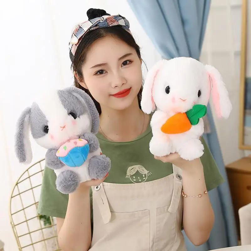 

22cm Cute Doll Rag Baby Gift Rabbit Doll Toy Kids Sleeping Back Cushion Cute Stuffed Bunny Baby Sleep Doll Birthday Gift