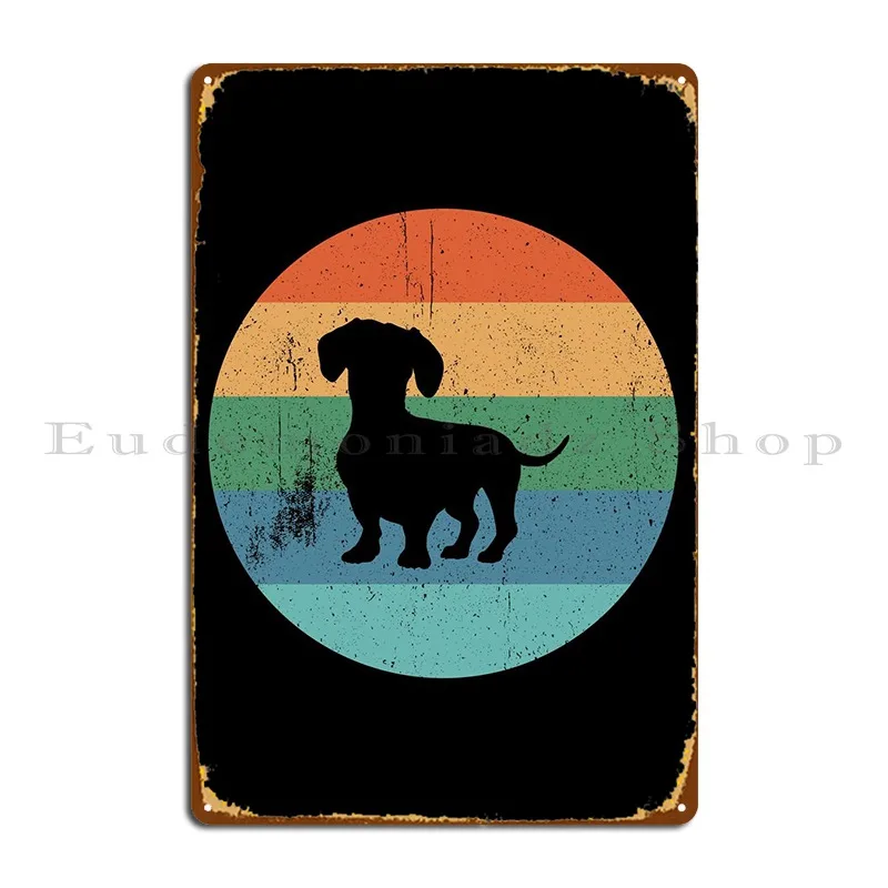 

Dachshund Vintage Poster Metal Sign Retro Wall Decor Wall Custom Customized Wall Cave Tin Sign Poster