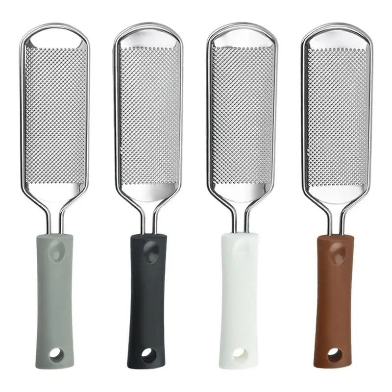 

Двусторонняя пилка для ног, средство для удаления треснувшей пятки, профессиональные инструменты для педикюра из нержавеющей стали