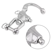 automobile accessories for 316 stainless steel jaw swivel snap shackle accessories suitable for sailboat spinnaker halyard 03