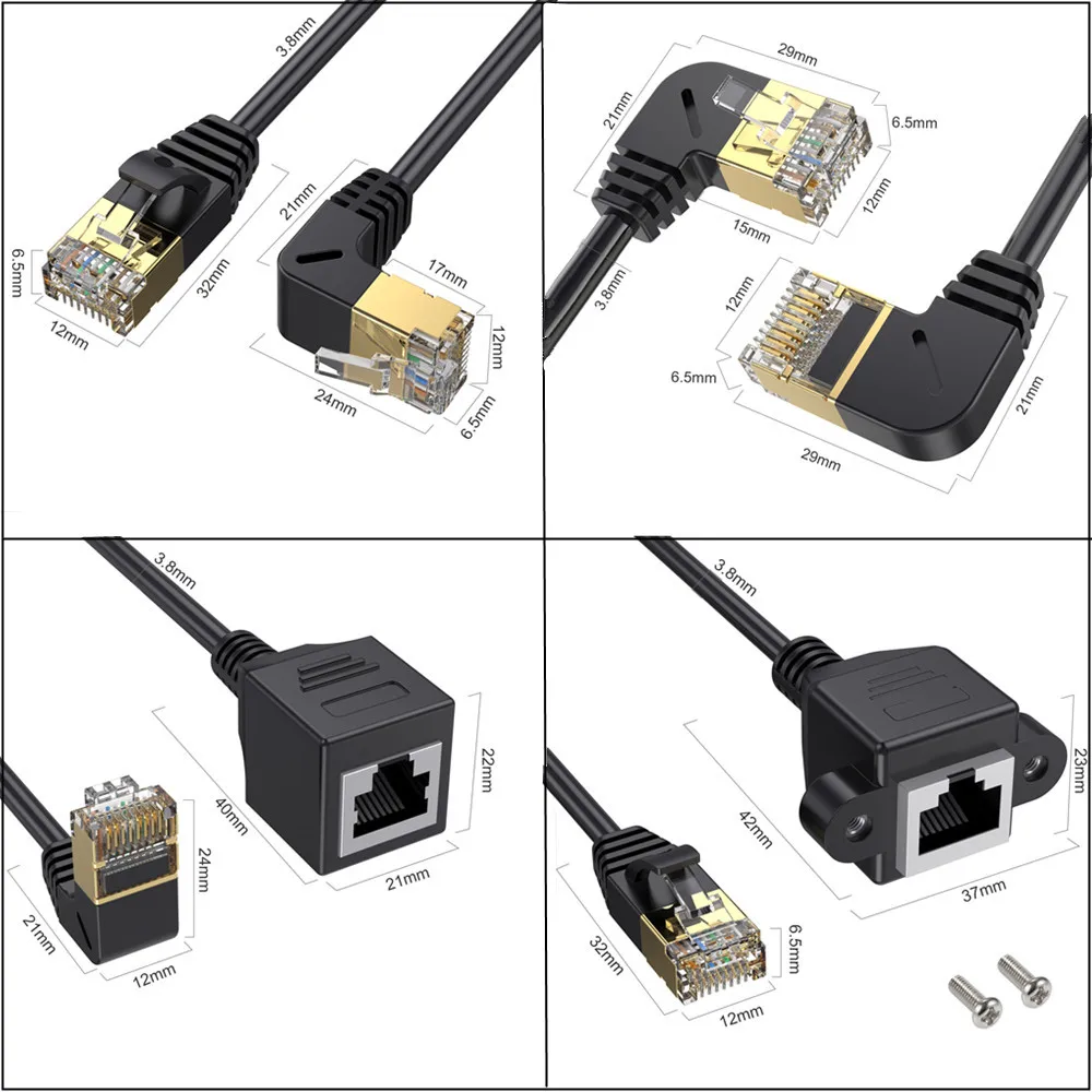 Cat8 Ethernet Cable 40Gbps High Speed SSTP UTP Network Cable Ethernet Cat7 Lan Cable For Router Pc Ps4 Tv Laptop RJ45 Cord images - 6