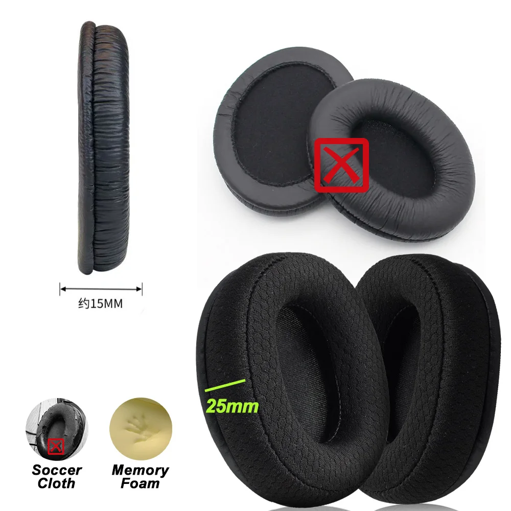 Фото Подушечки для наушников для Sennheiser HD457 HD447 HD497 HD202 HD203 HD212 HD65, сменные подушечки для телевизора, наушники с эффектом памяти №4