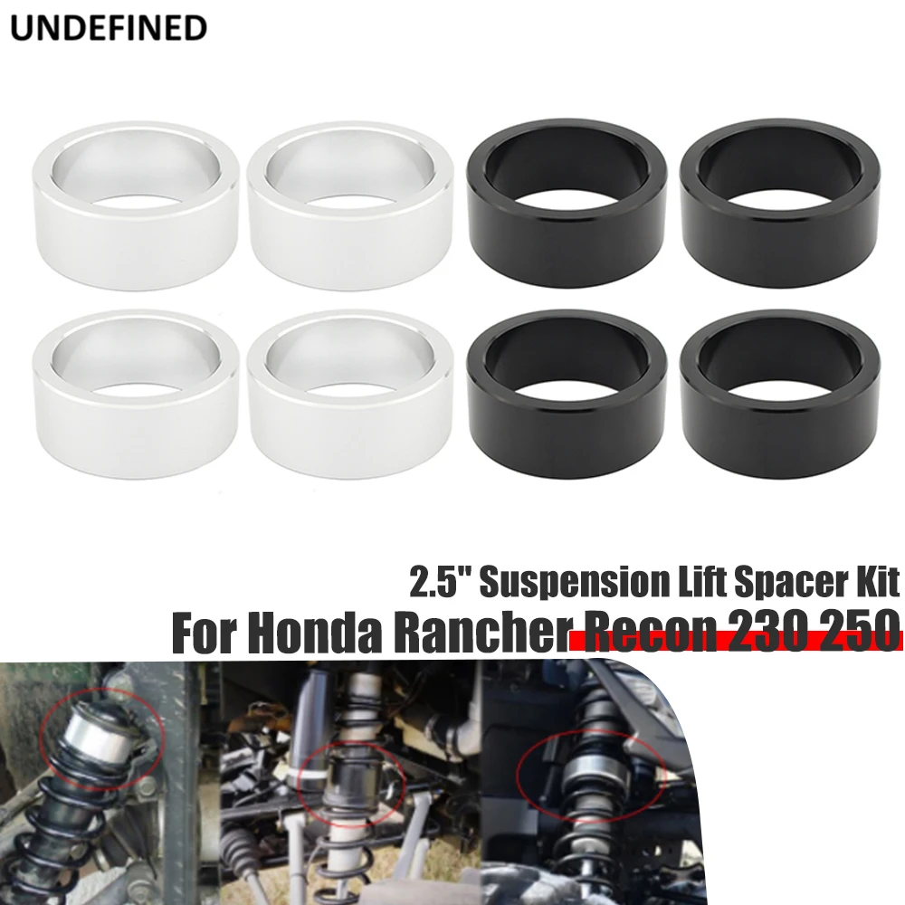 

2.5" Suspension Lift Spacer Kit Front Rear For Honda Yamaha Kawasaki Brute Force Rancher Recon 230 350 420 Arctic Cat Sportsman