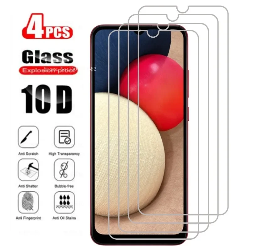4 шт. Защитная пленка для экрана Samsung Galaxy A54 S21FE 5G A52 A53 A72 S20FE A33 A34 A32 A14 A52S A73