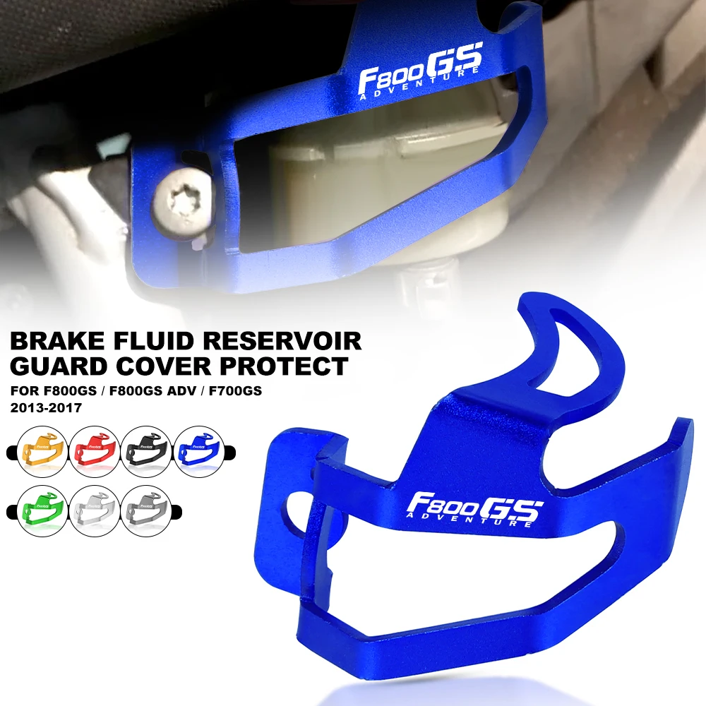 

F700GS Motorcycle Aluminum Rear Brake Fluid Reservoir Guard Cover Protect For BMW F 700 GS GS F700 2013-2017 2016 2016 2014
