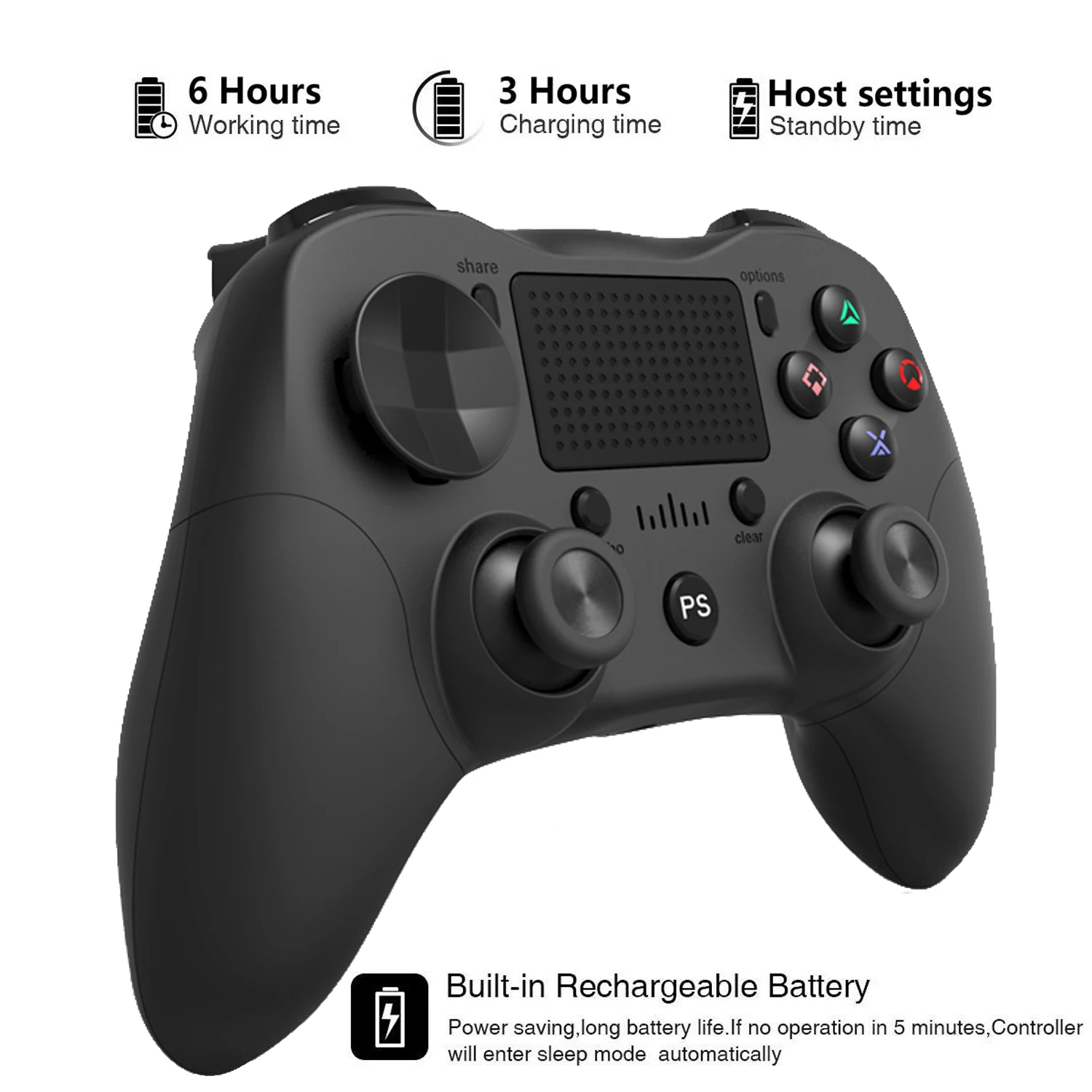 

1 шт., беспроводной игровой контроллер для Ps4, Ps5