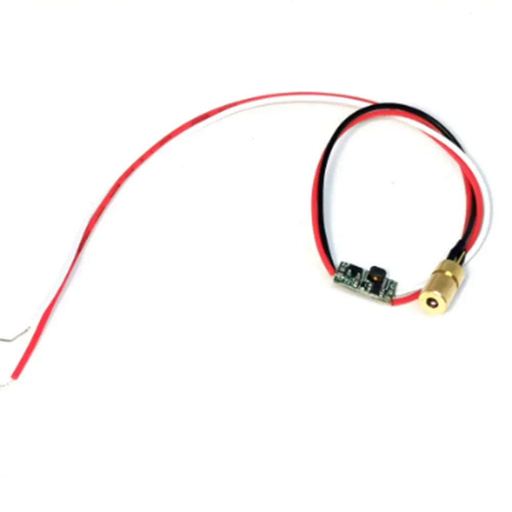 515 нм 520 10 МВт зеленый лазерный модуль точечное пятно с отверстием 6*10 5 мм мини-тип