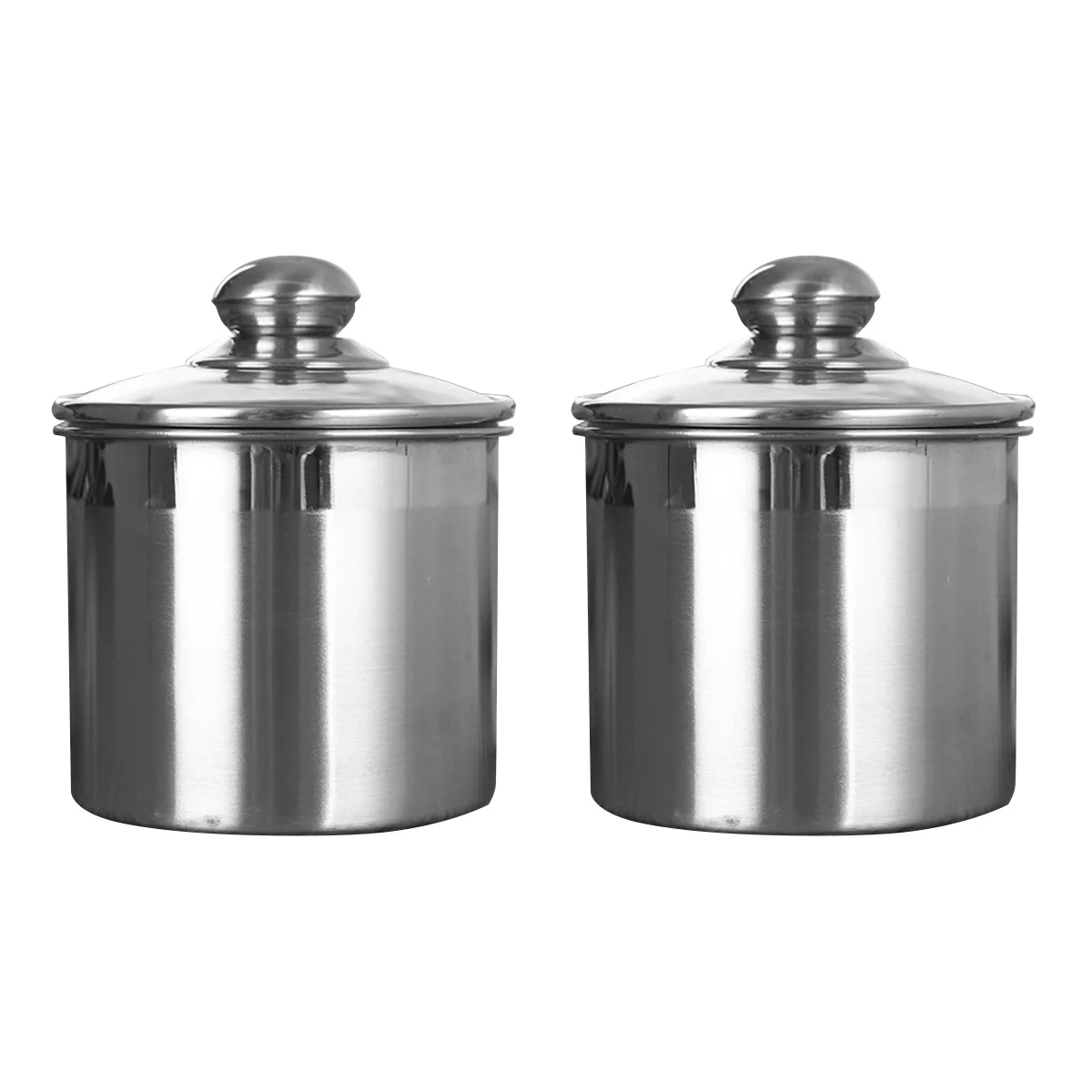 

Metal Canister Storage Jar Steel Stainless Candy Canisters Tea Box Coffee Containerjars Airtight Kitchen Bean Lidpantry Grain