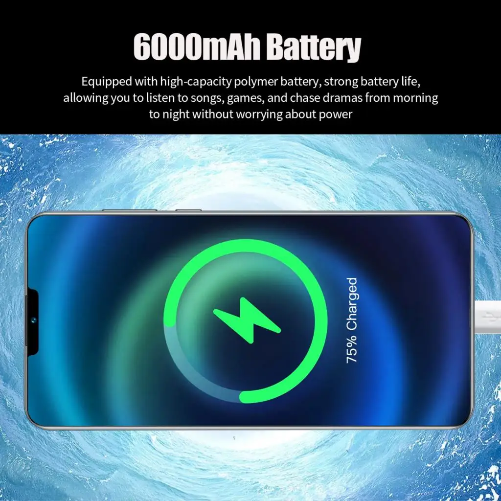 Смартфон 13 ProMax 6 7 дюйма 4G 16 ГБ + 512 Гб |