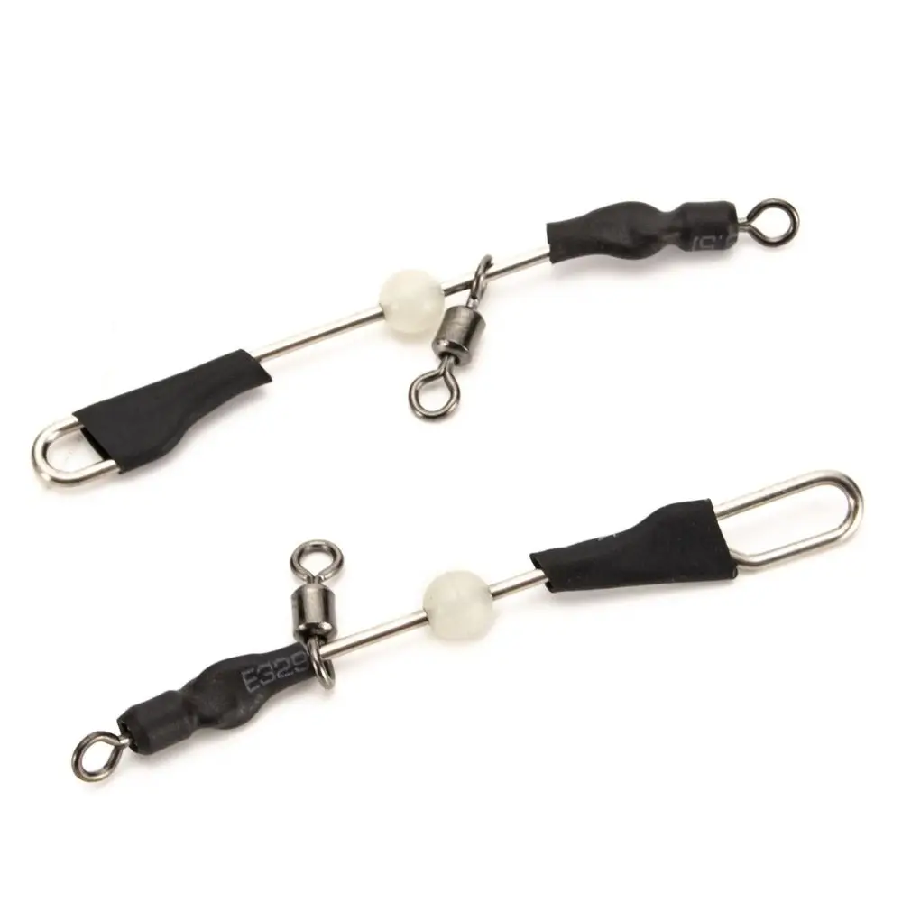 

10PCS Black Silver Fishing Pin Line Connector High Quality 3 Way Stainless Steel Fast Hook Wivels Bearing Fishing
