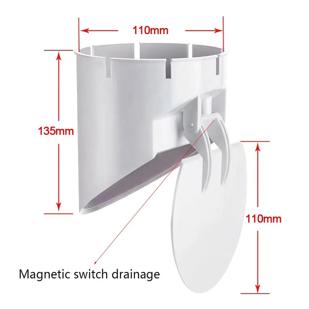 Дренажная труба с защитой от запаха 50-110 мм