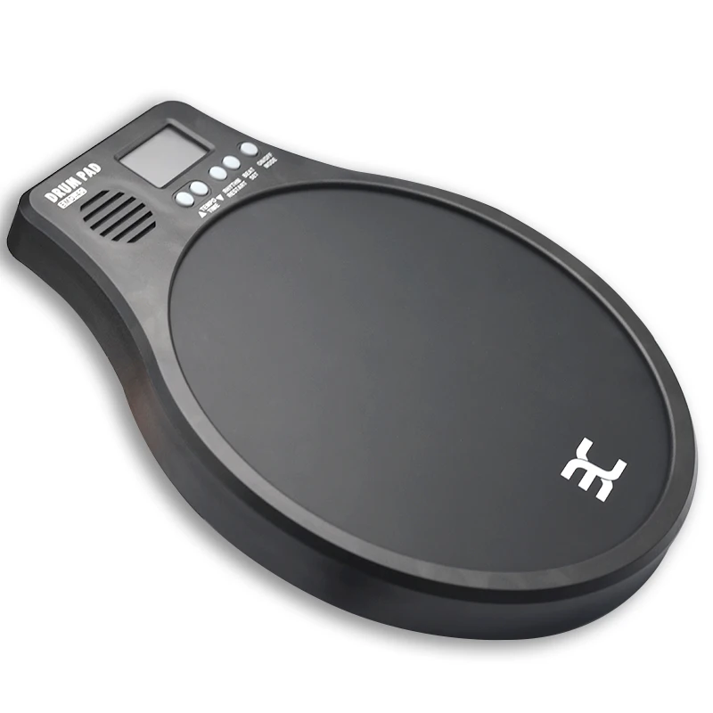 Цифровая практическая драм-пад ENO с метрономом 3 в 1 для барабанщика черный метроном электронное упражнение.