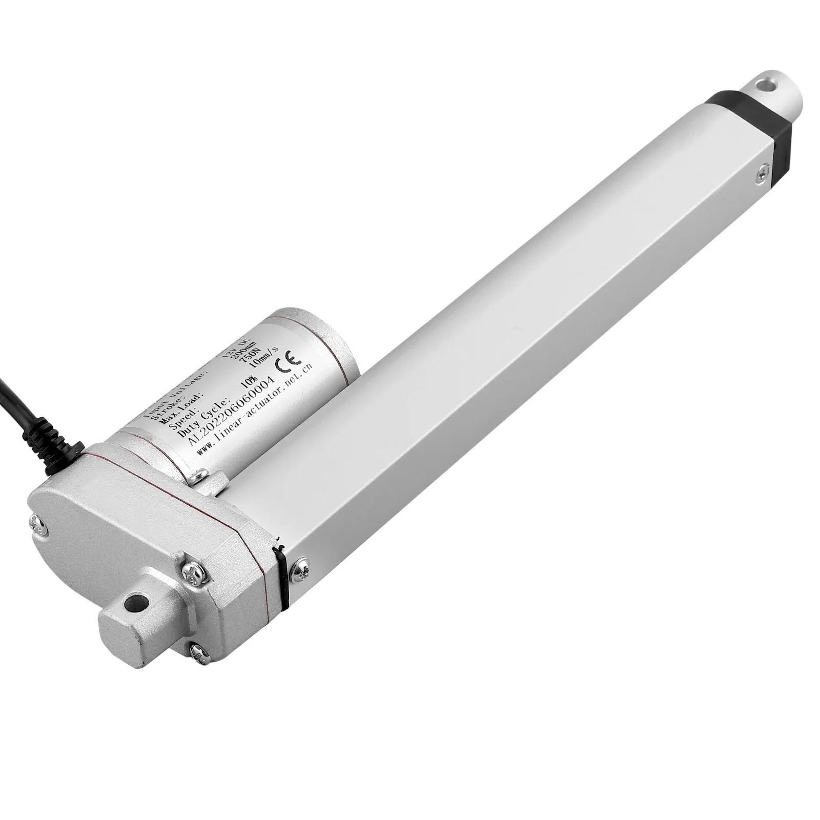 Электрический линейный привод 100 Н 150 200 250 мм 300 350 400