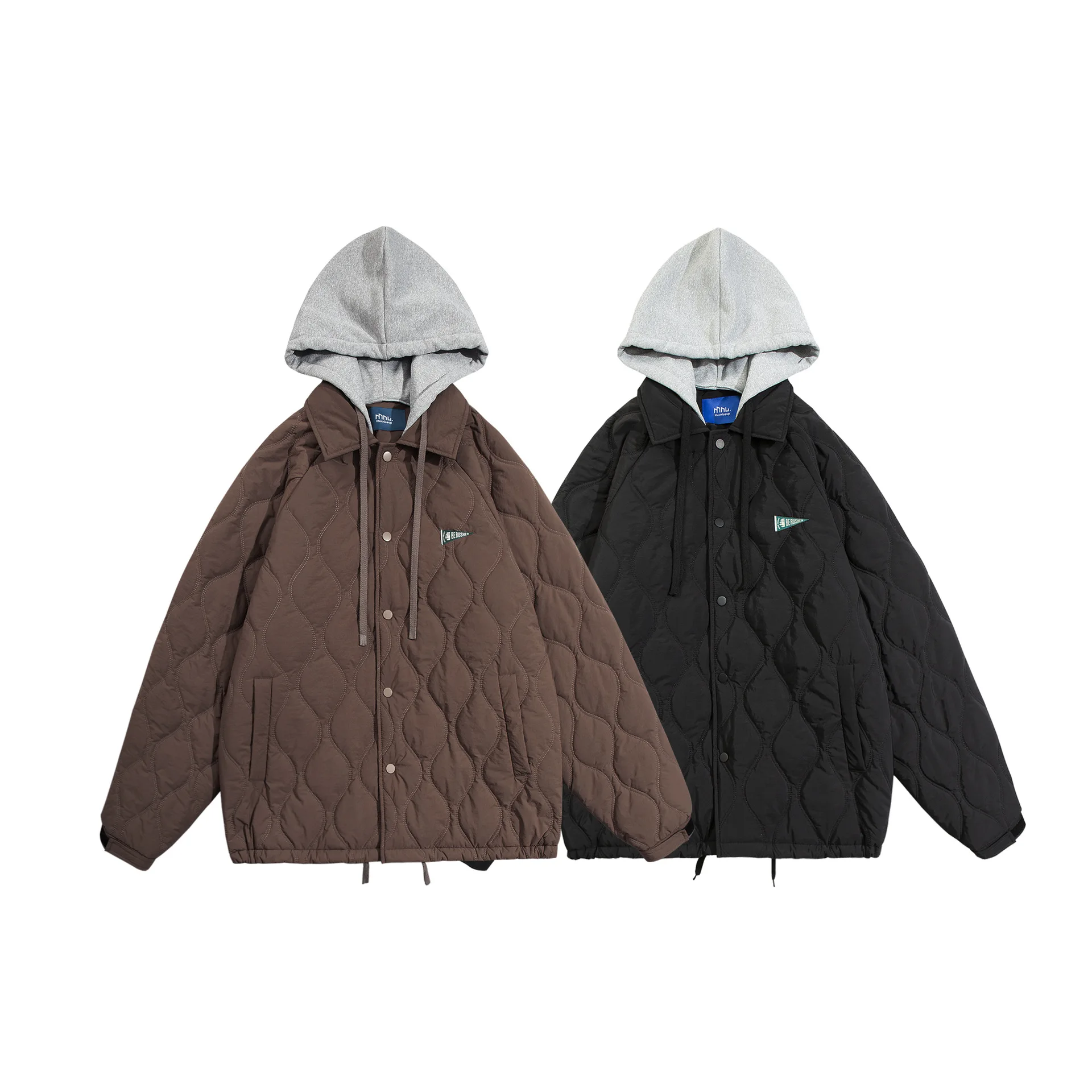 

Новая однотонная мужская куртка с воротником-стойкой, ветрозащитный пуховик с хлопковой подкладкой, теплая Толстая Мужская парка, зимняя повседневная мужская верхняя одежда 2023