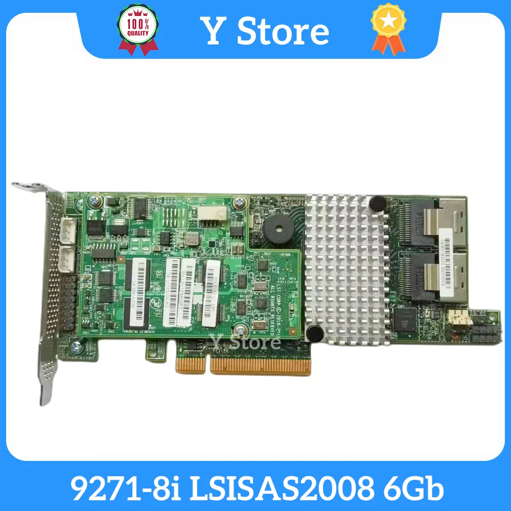Y Store для LSI MegaRAID SAS 9271-8i LSISAS2008 6 ГБ массив карта 1 ГБ кэш-рейд карта быстрая доставка