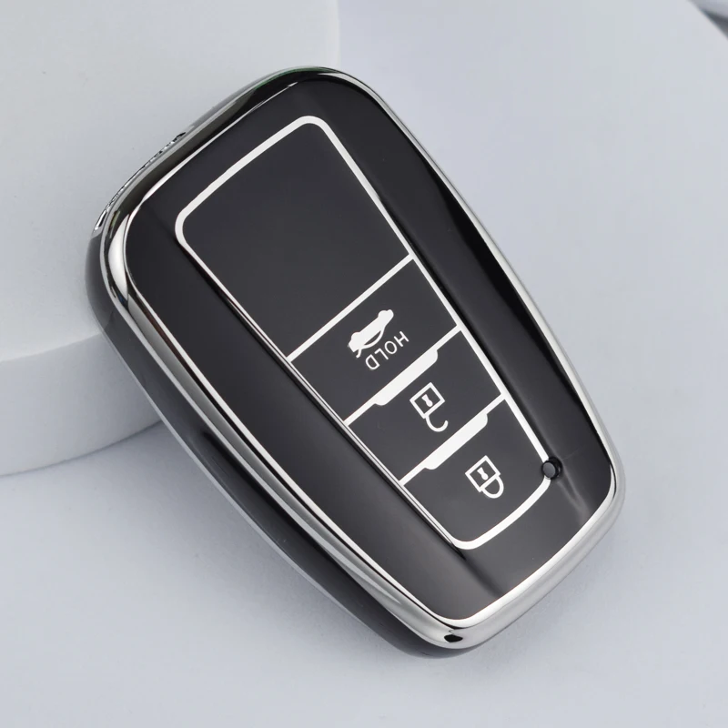 

2 3 4 кнопки из ТПУ, чехол для дистанционного ключа автомобиля, чехол для Toyota Prius 20 RAV4 Camry 70 CHR C-HR Corolla 2018 2019 2020, аксессуары