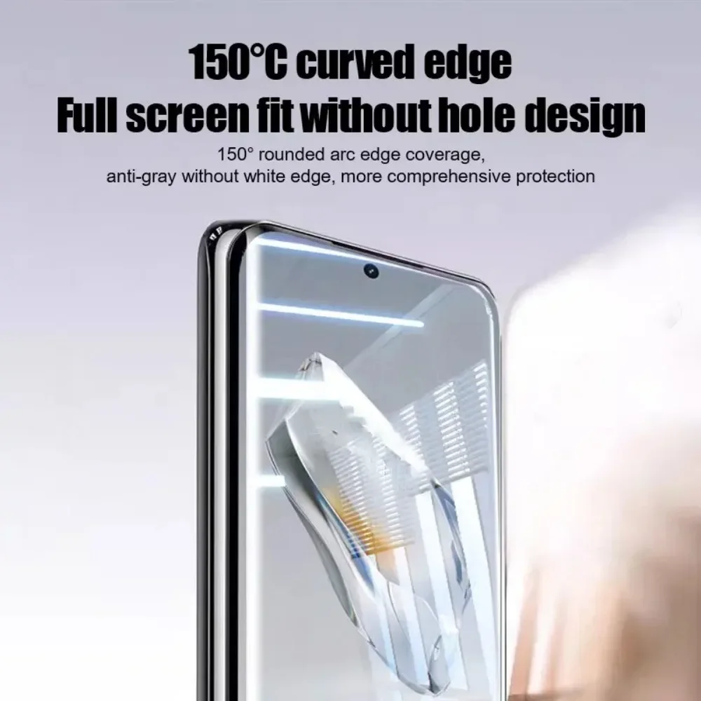 2 шт. стеклянная защитная пленка для смартфона Oneplus 12 11 10 полное покрытие экрана