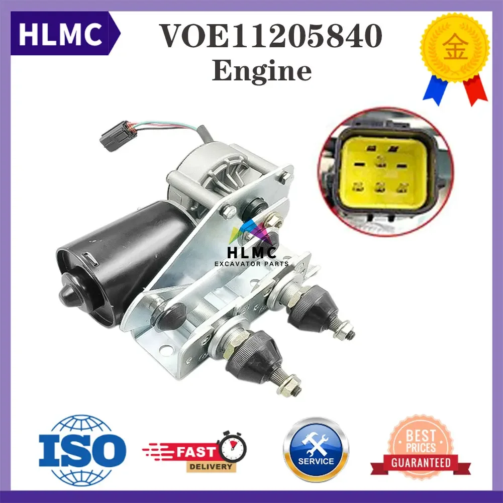 Фото Аксессуары для экскаваторов EC140D EC160D EC180D EC220D EC250D EC300D EC340D EC380D EC480D Двигатель стеклоочистителя для VOE 11205840 VOE11205840 №1