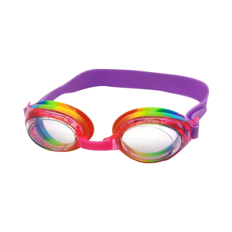 "Children's Colored Connected Swimming Glasses Teenagers high ...