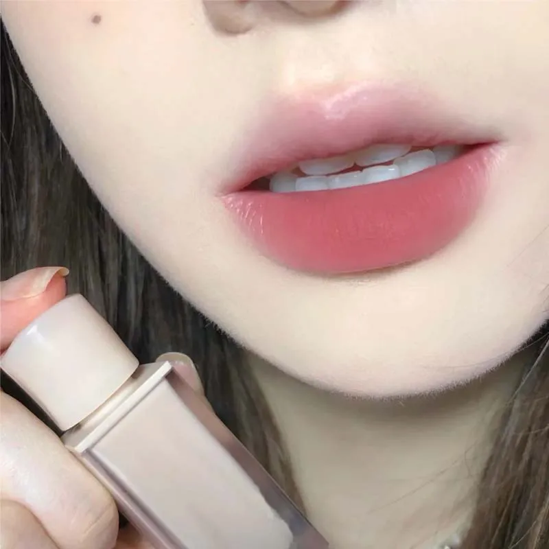 

Matte Lip Gloss Waterproof Lasting Nude Peach Red Velvet Liquid Lipstick Non-stick Cup Lip Glaze Lips Makeup Cosmetics 8 Colors