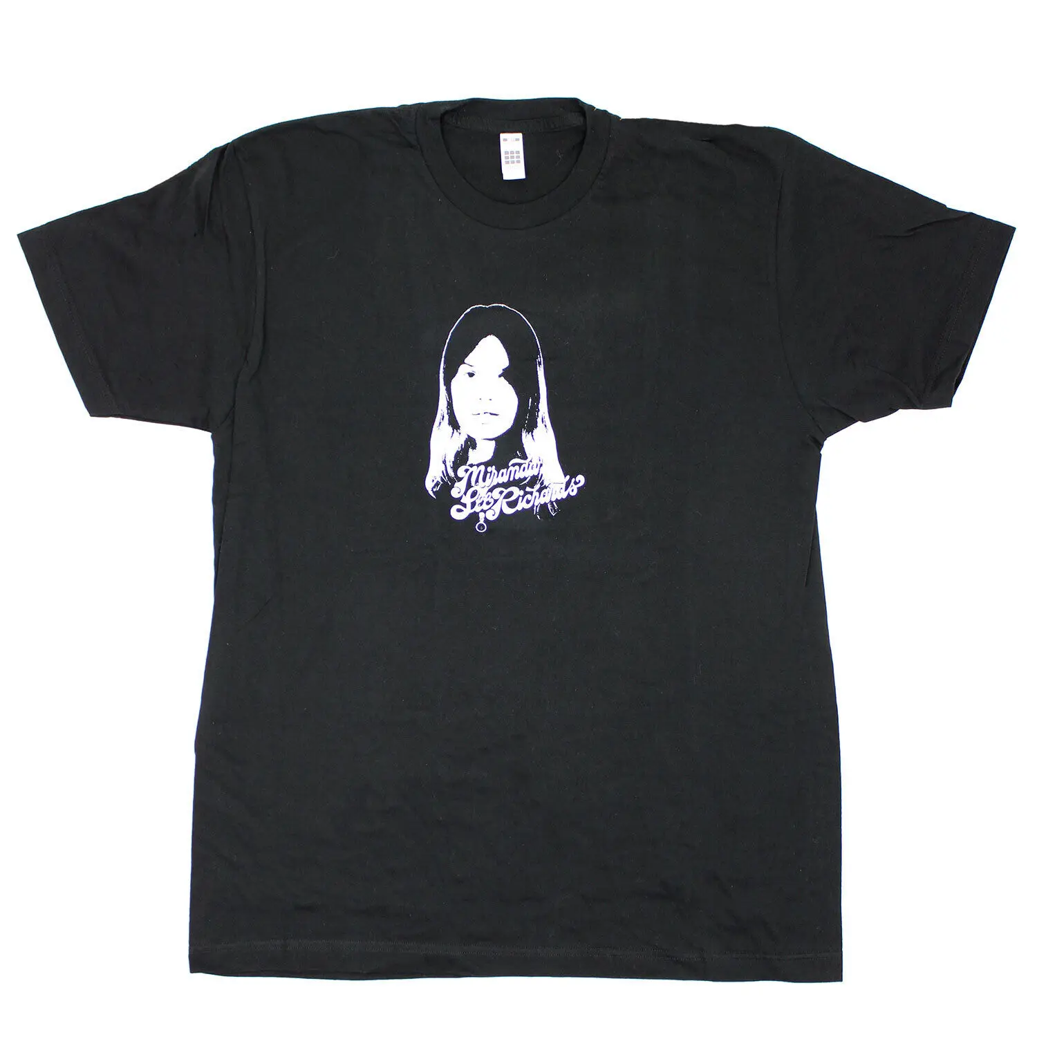 Мужская черно-белая футболка с логотипом Миранды ли рисадов