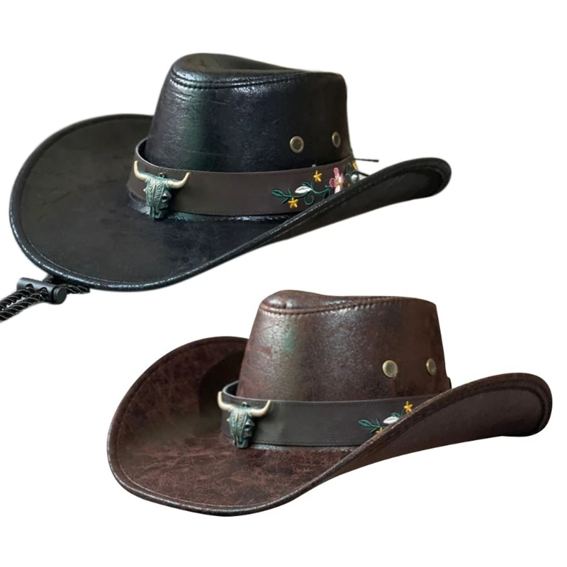 

Cool Cowgirl Hat Breathable Summer Sunscreen HandGentleman Cowboy Hat Prairie