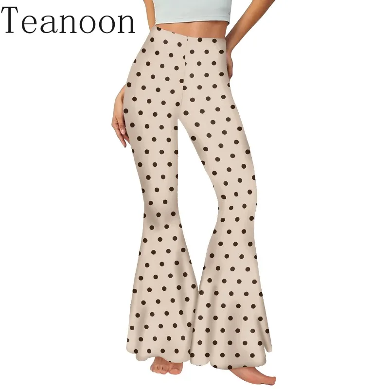 Женские брюки Teanoon полосатые клетчатые штаны с принтом женские уличные для йоги