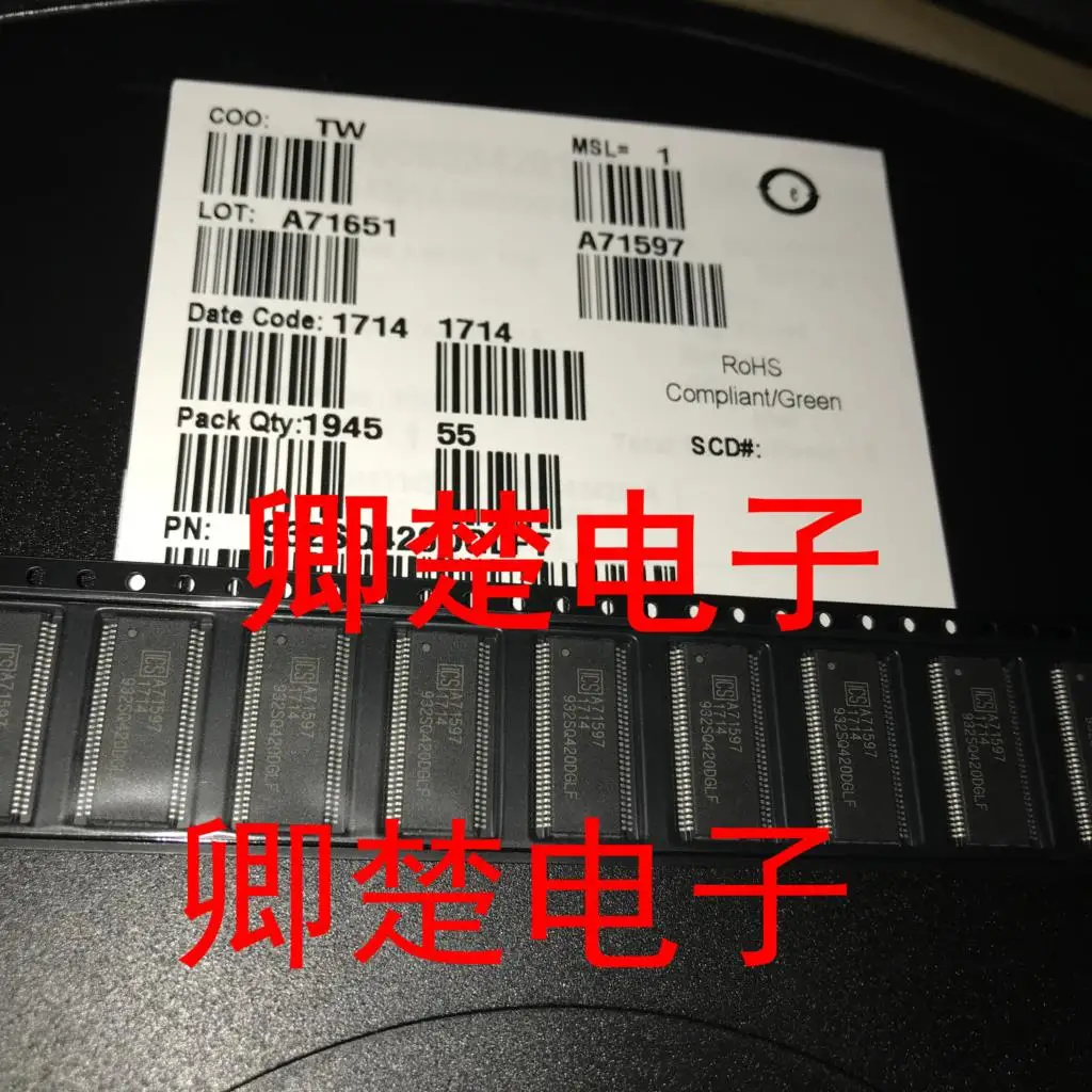 

Оригинальный синтезатор часов TSSOP ICS932SQ420DGLFT RTD